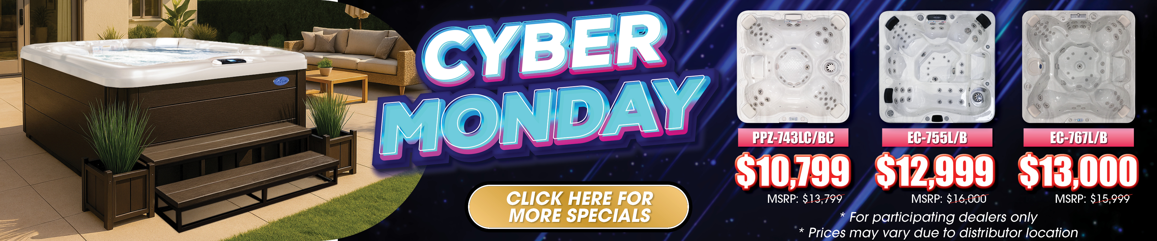 Calspas hot tub being used in a family setting - San Diego